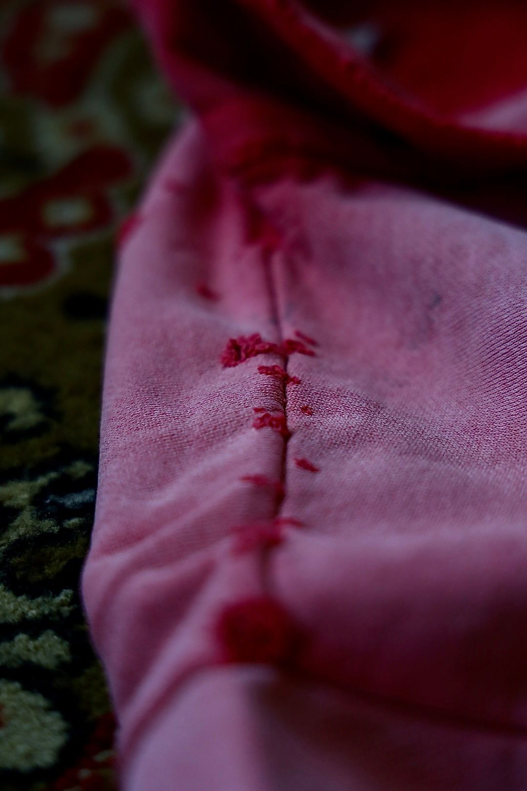 セントマイケル 26SS SAINT HALF ZIP SWEAT(SM-MK8-0000-053)RED☆4月11日(土)発売！