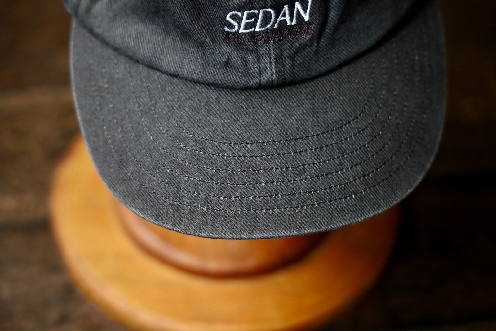 セダンオールパーパス FW25 OG Logo Vintage Washed Cap(SD25F-CP02) Charcoal☆8月23日(土)発売！