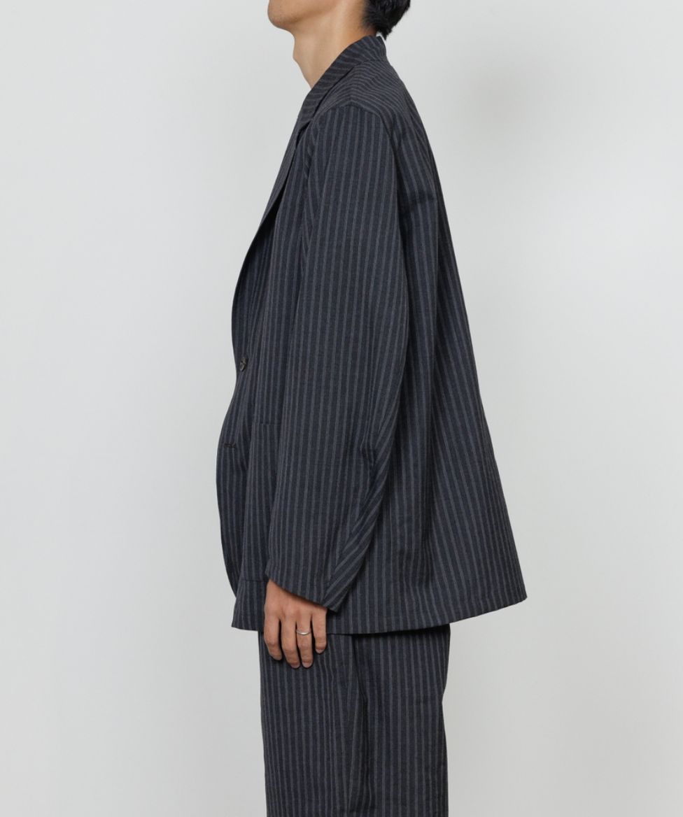 marka 26SS STROLL AROUND JACKET(M26A11SH02B)GRAY STRIPE☆新作発売！