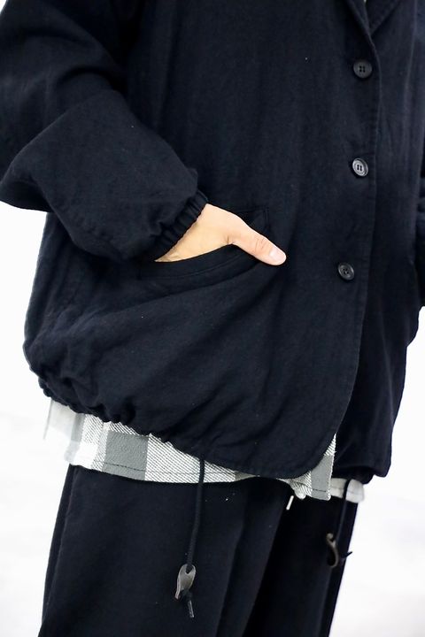 COMME des GARCONS HOMME ウールサージ製品縮絨3Bジャケット2025.10.4.