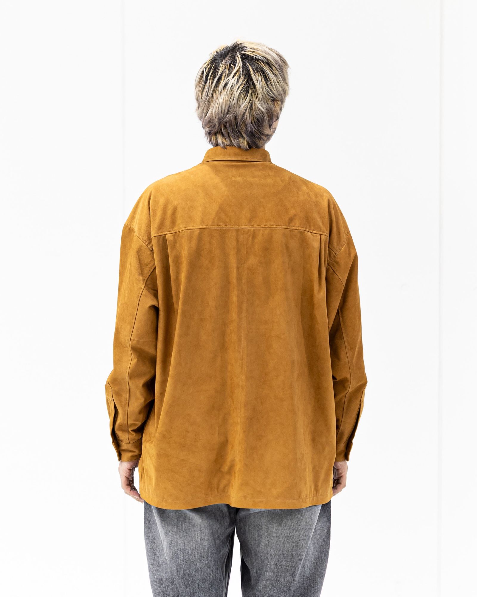 Graphpaper Cow Nubuck Leather L/S Oversized Regular Collar Shirt 2月28日(土)新作発売！