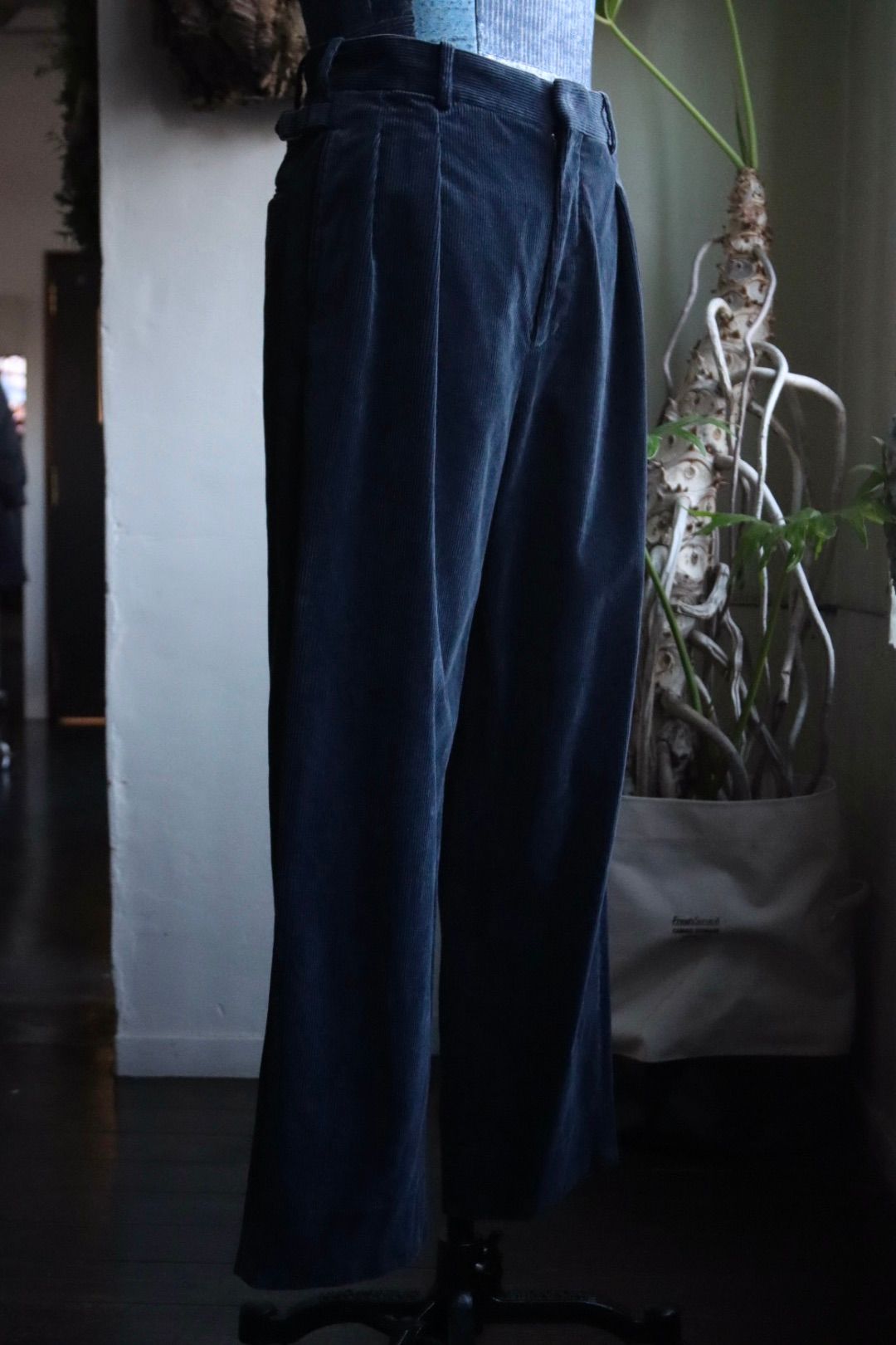アプレッセ24SS Vintage Corduroy Trousers (24SAP-04-02H)NAVY - 1(S)