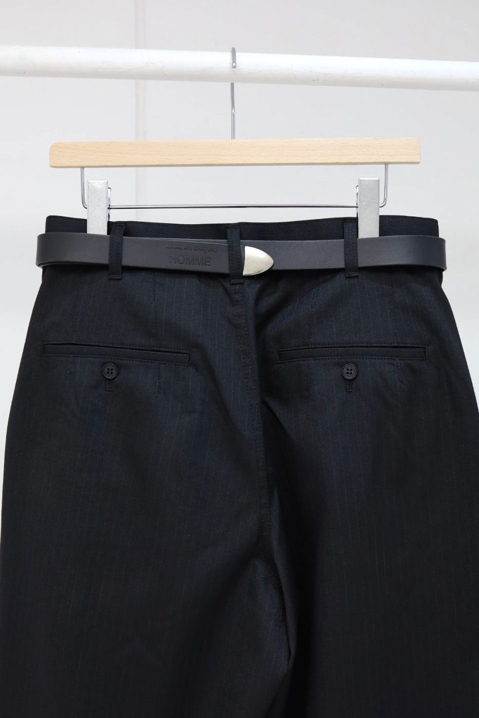 コムデギャルソンオム ステアオイルスムースベルト(HQ-K301-051)BLACK☆2月6日(金)発売！