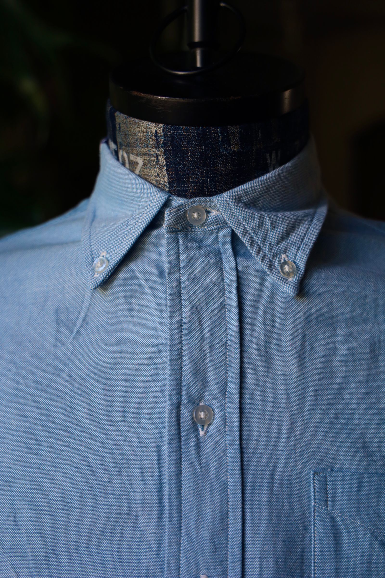 BOW WOW バウワウ OXFORD BD SHIRTS BANDANNA REPAIRED(BW242-OBSBR)KK BLUE☆10月5日(土)発売！