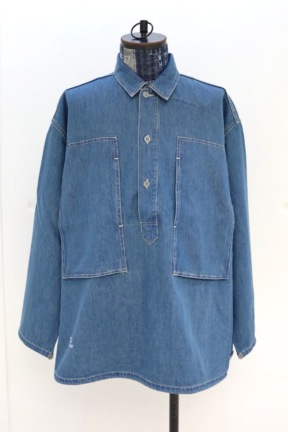 フレッシュサービス DENIM PULLOVER SHIRT(FSC261-50187FB)FADE INDIGO☆2月21日(土)新作発売！
