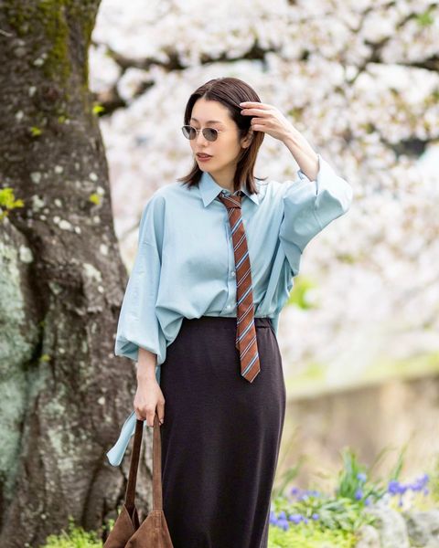 Graphpaper 新作Silicon Poplin Deep Slit Regular Collar Shirt style.2026.04.05