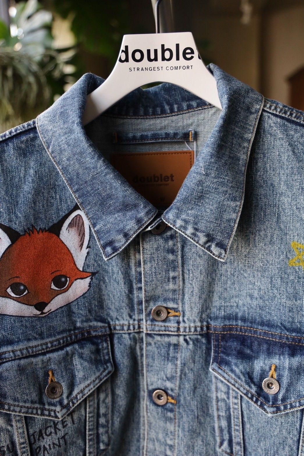 doublet 25SS ANIME HAND-PAINTING DENIM JACKET(25SS06BL208)BLUE☆1月11日(土)発売！