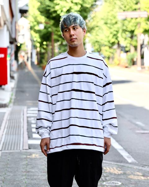 S.F.C SUPER BIG STRIPE LS TEE (W/DRAWSTRINGS) 10月17日(土)新作発売！