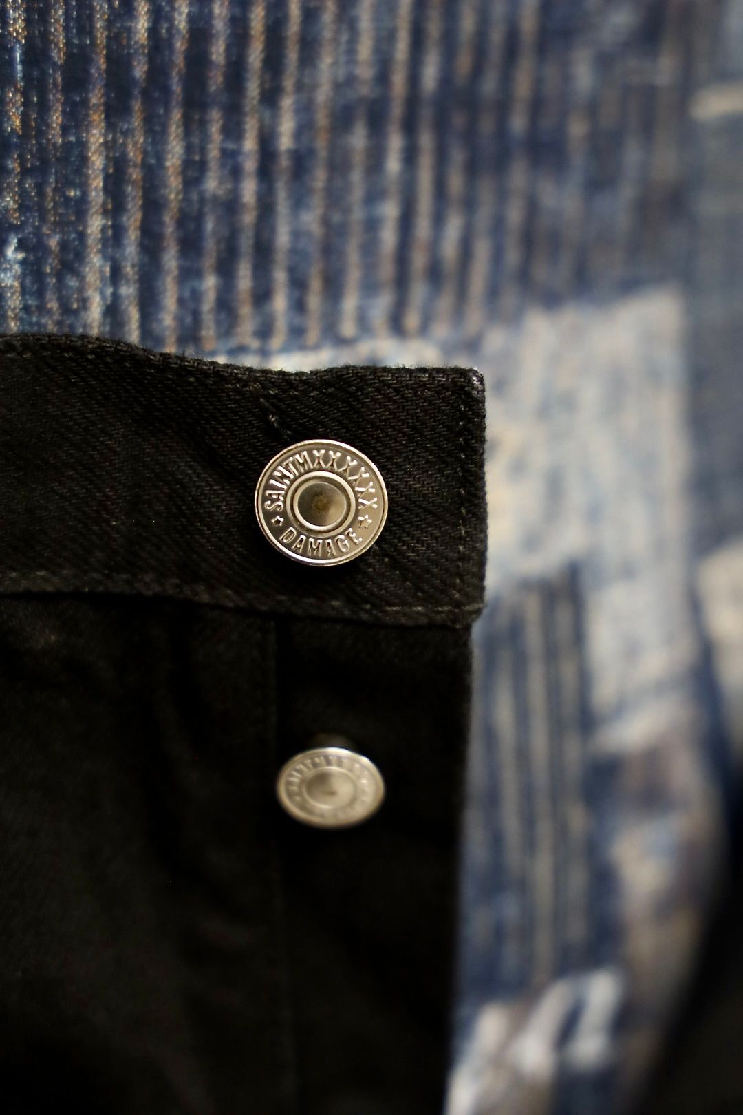 セントマイケル 26SS BLACK DENIM PANTS/STRAIGHT (SM-MK8-0000-077)