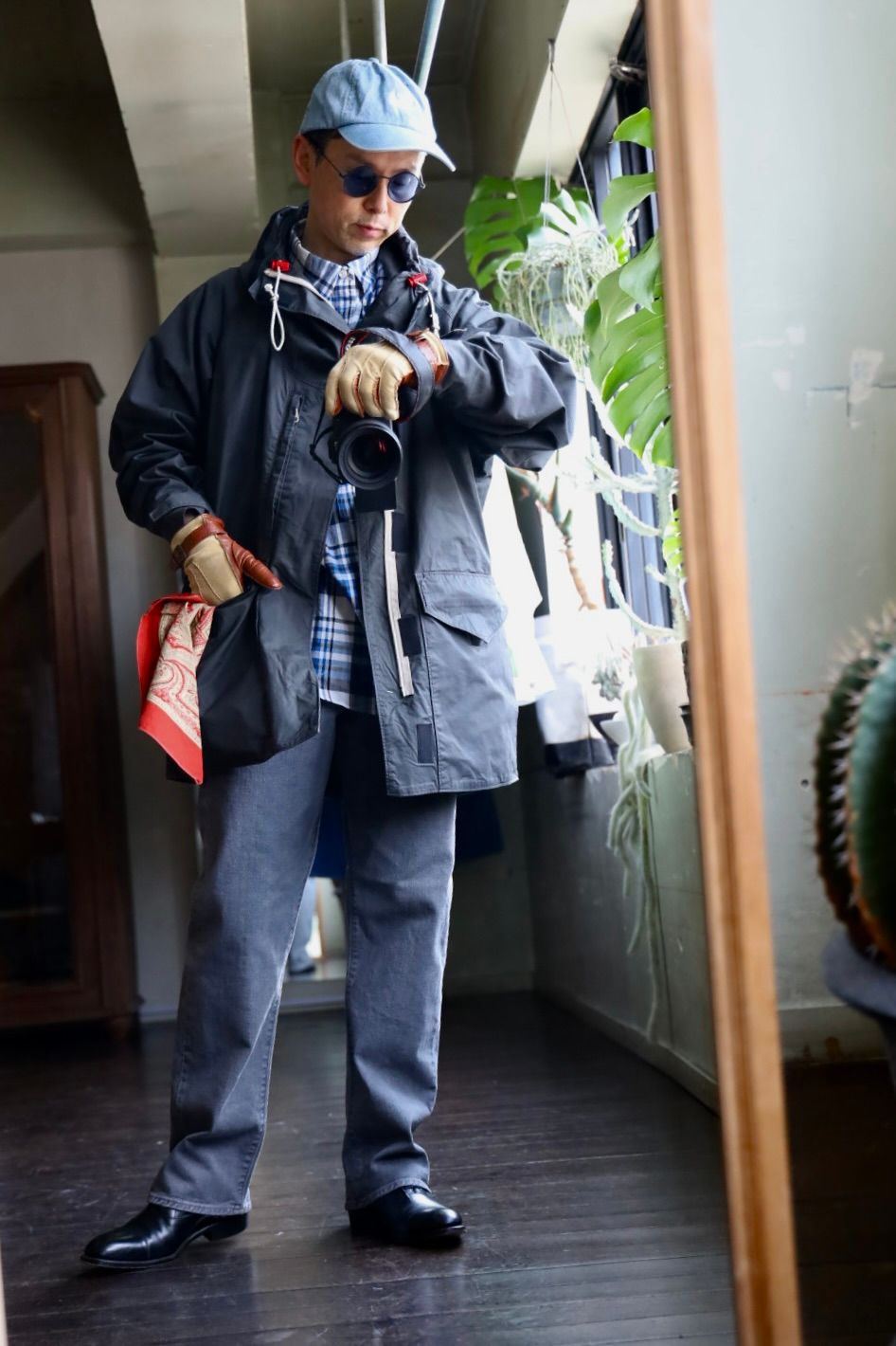ファウンダ 25SS MOUNTAIN PARKA(015FD251006)BLACK