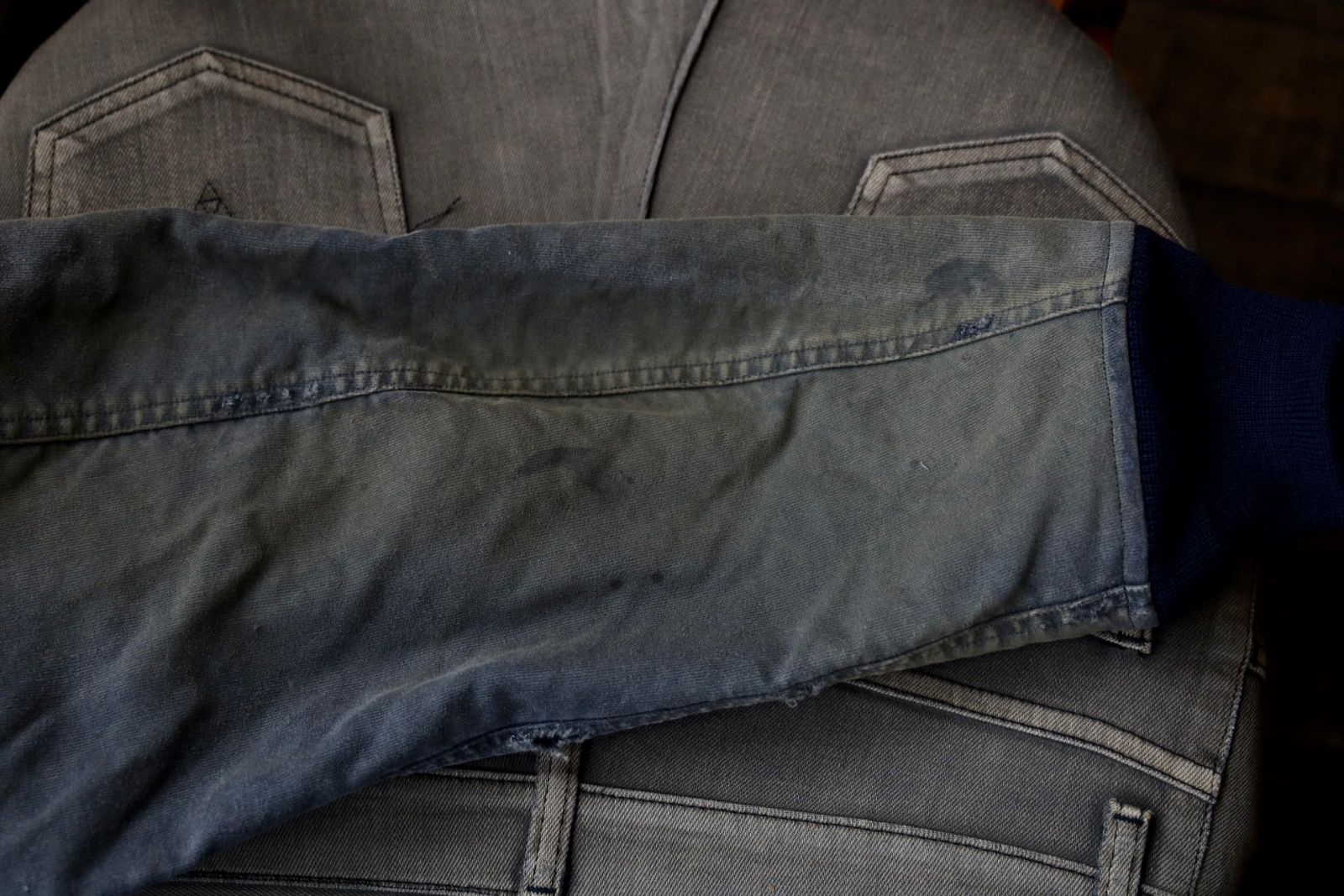 A.PRESSE - アプレッセ 25SS Vintage WW2 US NAVY Blue Deck