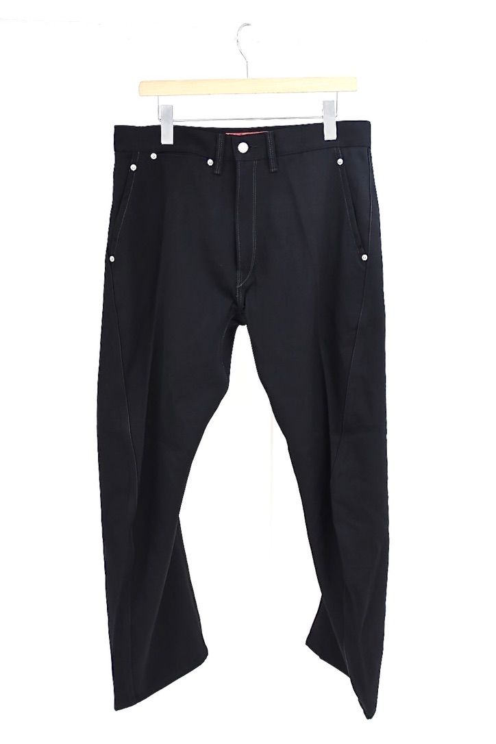 ジュンヤワタナベマン 26FW Levi's Wネーム ウールサージパンツ(WR-P201-051)BLACK☆8月7日(金)発売！