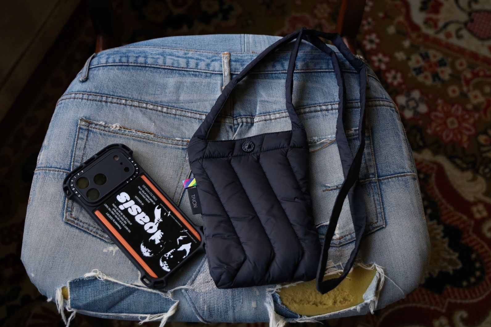 イズネス 25AW DOWN POUCH is-ness×TAION (25AW_35_1007AWDOWNBG01)BLACK☆新作発売！