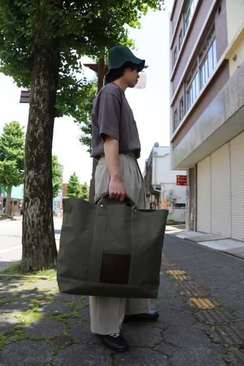 CIOTA スビンコットン10/-度詰め 吊り天竺ポケット付き半袖Tシャツ(CSLM-106M) style. 2021.05.19.
