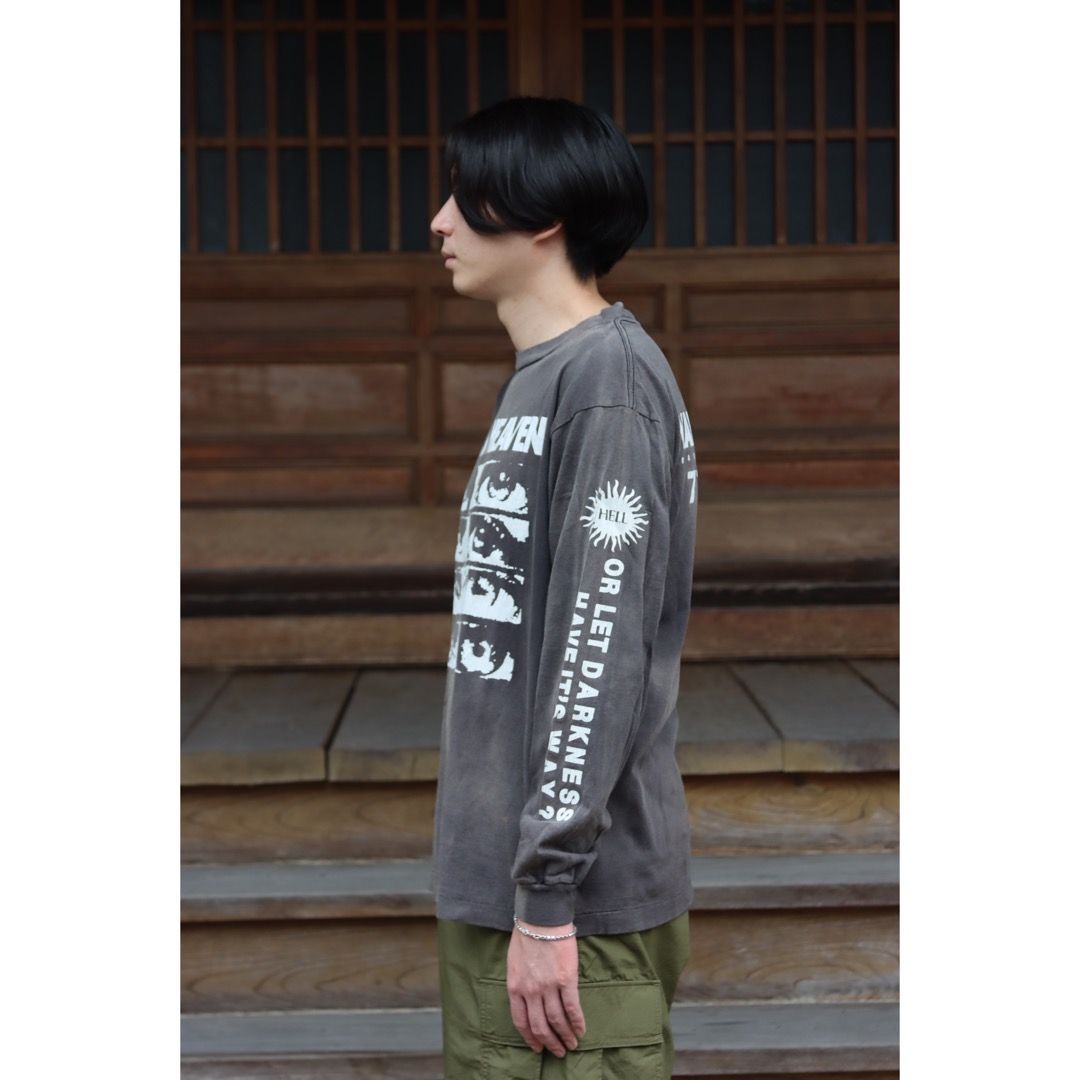 ©SAINT M×××××× LS TEE_EYES W.I.H(SM-A21-0000-024)BLACK style