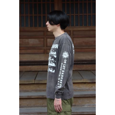©SAINT M×××××× LS TEE_EYES W.I.H(SM-A21-0000-024)BLACK style