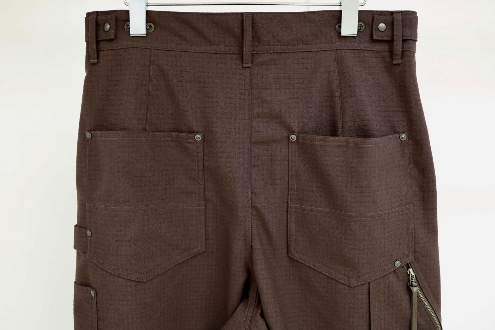 プロダクトトゥエルブ SS26 High Count Wool Ripstop Pants(26SS-PPT04)BROWN