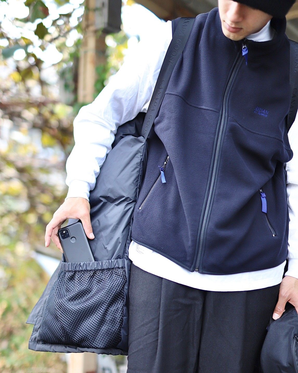 CANADA GOOSE カナダグース23AW Chateau Parka BLACK LABELスタイル