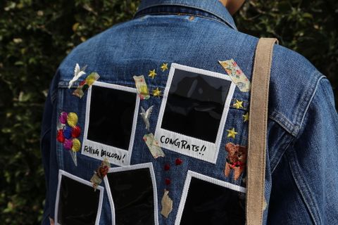doublet MEMORIAL POLAROID DENIM JACKET(21SS06BL115) style. 2021.03.29.