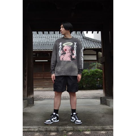 ©SAINT M×××××× LS TEE_PINKSHEEP(SM-A21-0000-019)BLACK style
