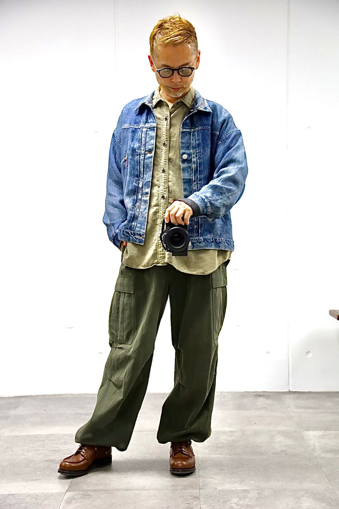 アプレッセ 2026 STYLE2 Washed Cotton Silk Linen HBT M-51 Over Pants(26AAP-04-09)OLIVE☆7月4日(土)新作発売！
