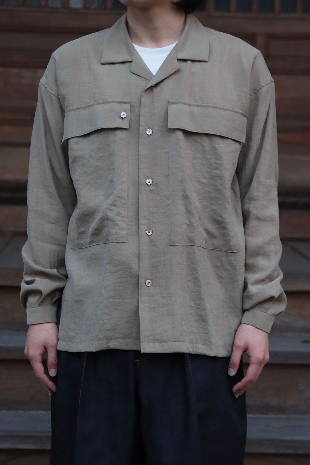 SEEALL ZIP PULLOVER JACKET,DOUBLE WAIST BELT PANTS set up style. 2022.03.17.