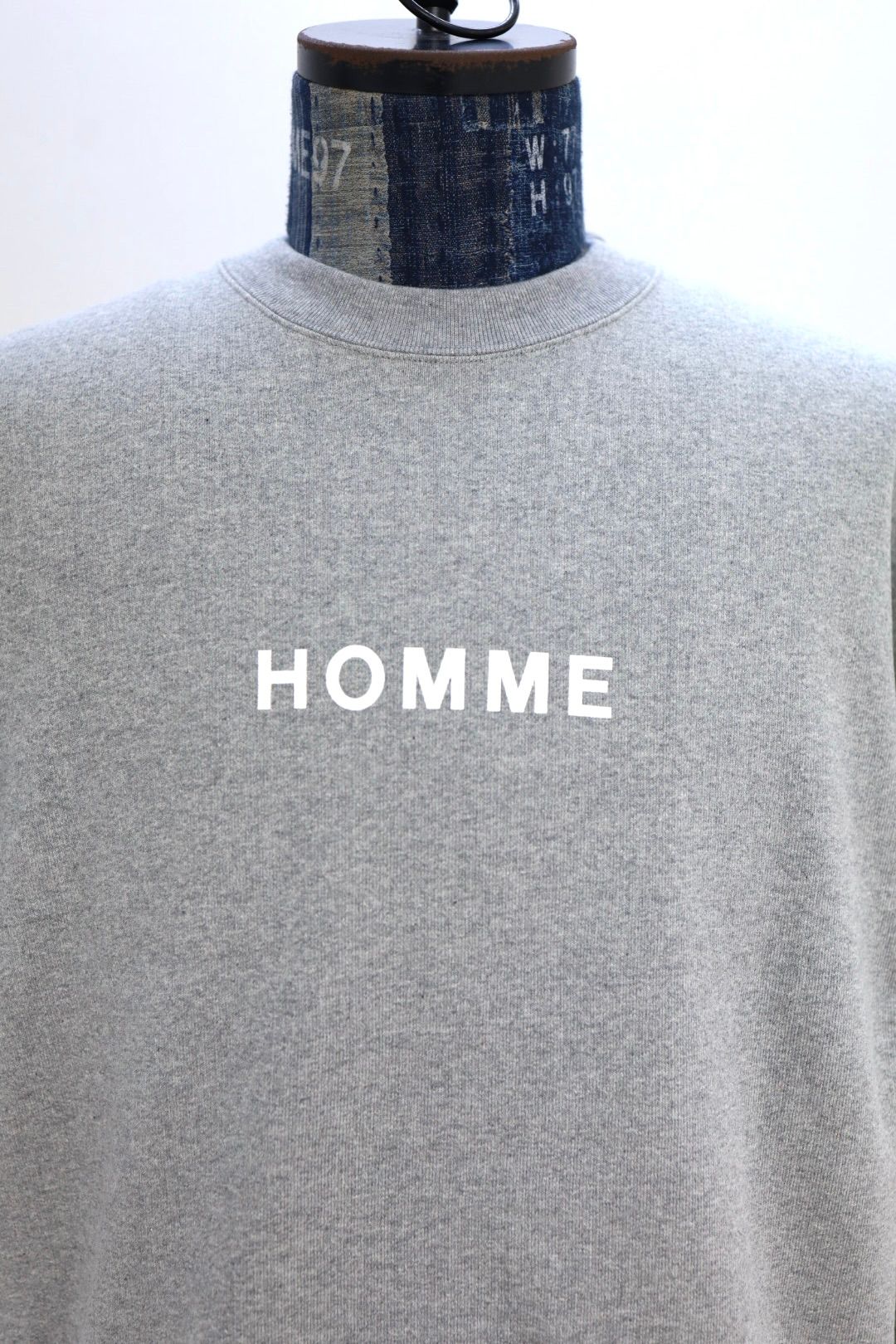 コムデギャルソンオム HOMMEプリントスウェット(HQ-T104-051)T.GRAY☆2月6日(金)発売！