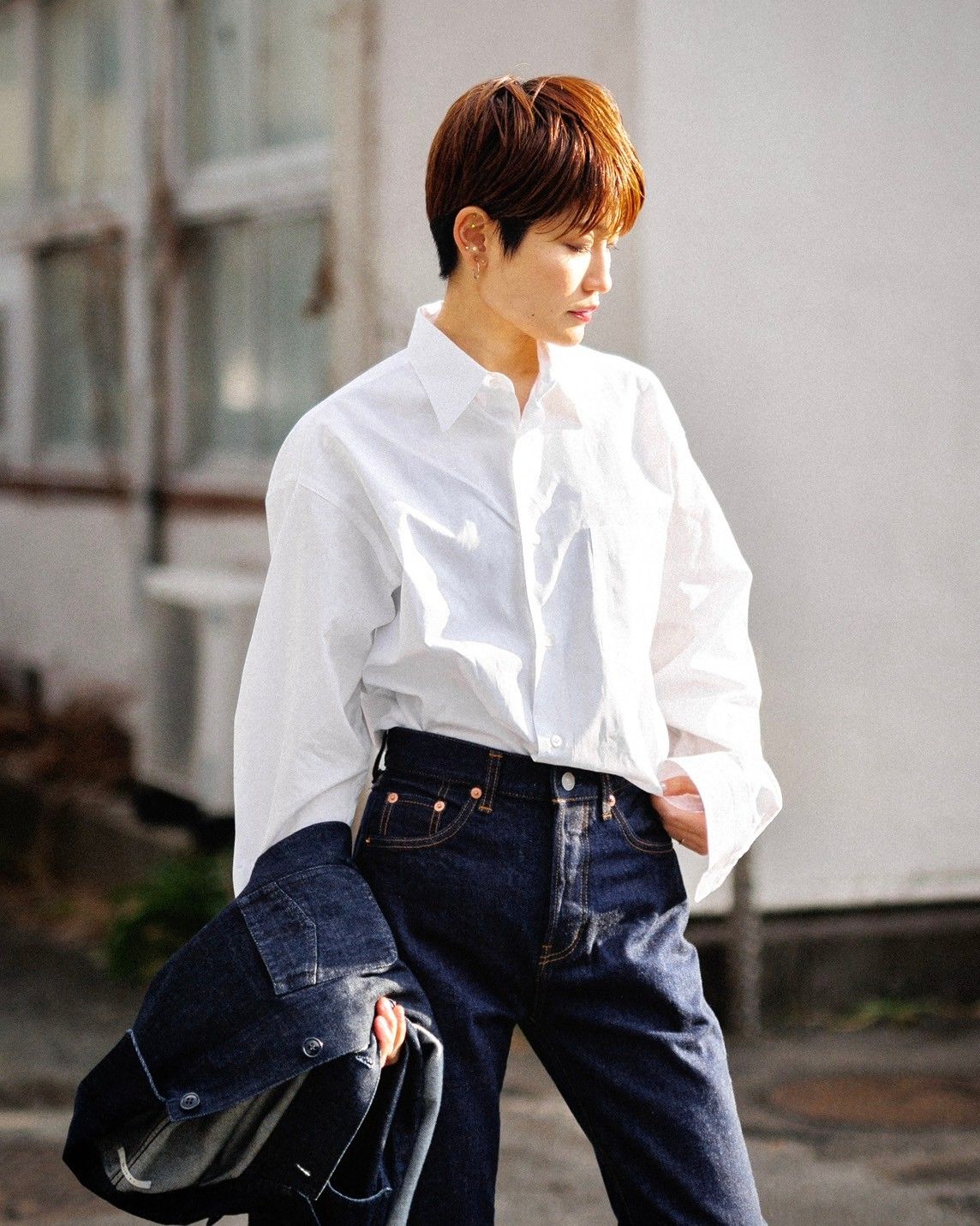 J.B.ATTIRE 25SS 新作Paris Denim Jacket setup style.2025.1.24