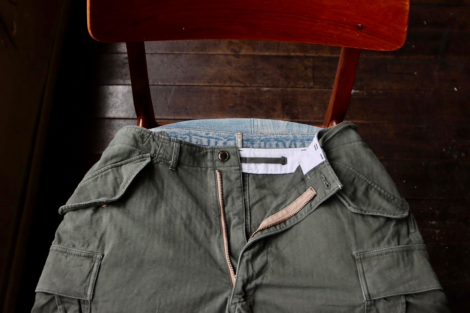 アプレッセ A.PRESSE M-51 Shorts オリーブ 3 A.PRESSE - アプレッセ 24SS M-51 Shorts(24SAP-04-21K)OLIVE☆3
