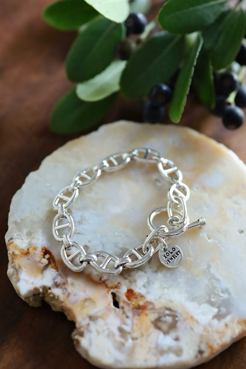XOLO JEWELRY ショロジュエリー / Anchor Link Bracelet-10mm-(XOB102)SILVER925☆11月15日(土)再入荷！