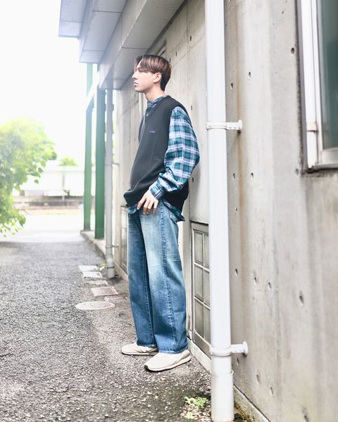 SEDAN ALL-PURPOSE セダンオールパーパス 23AW TECH LOGO KNIT VESTスタイル
