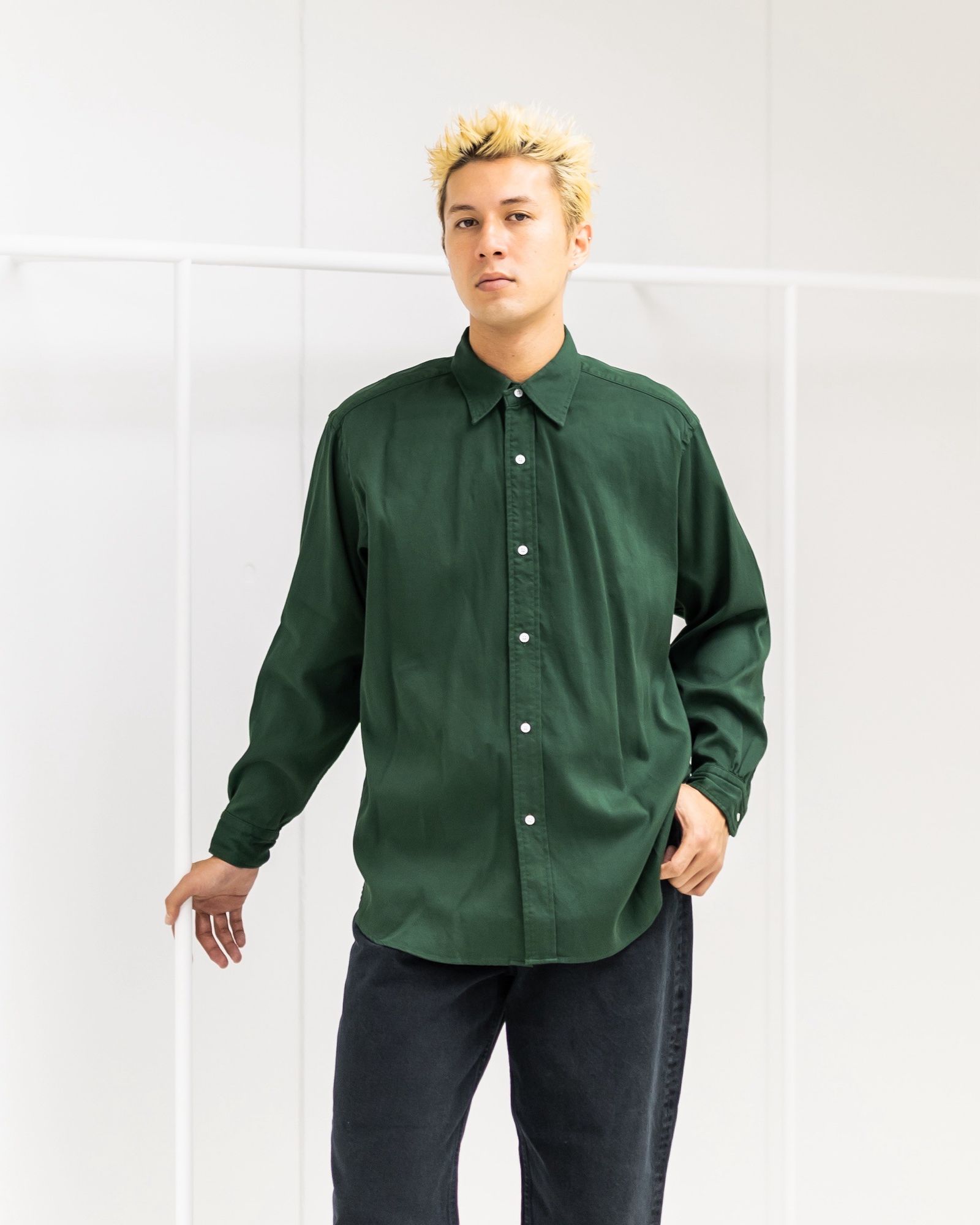 A.PRESSE Double Weave Twill Regular Collar Shirt 9月27日(土)新作発売！