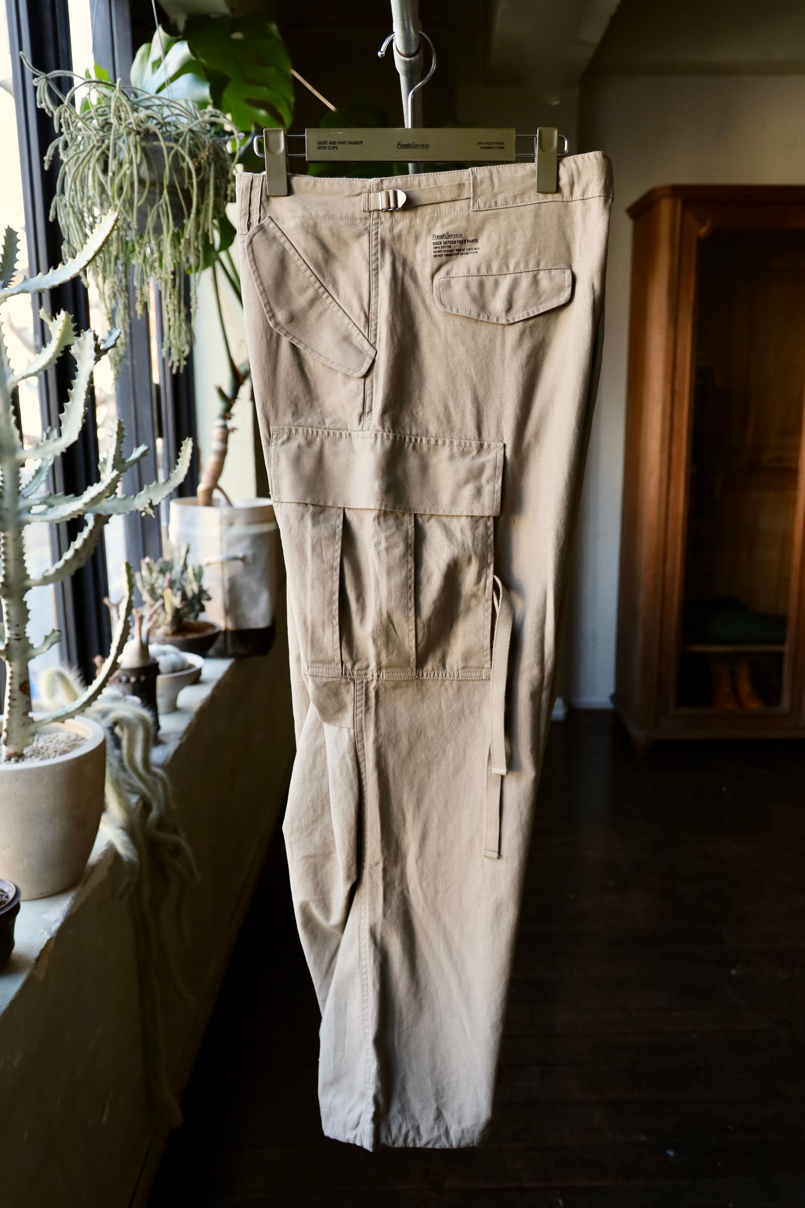 フレッシュサービス BACK SATEEN FIELD PANTS(FSC251-40137)TAN