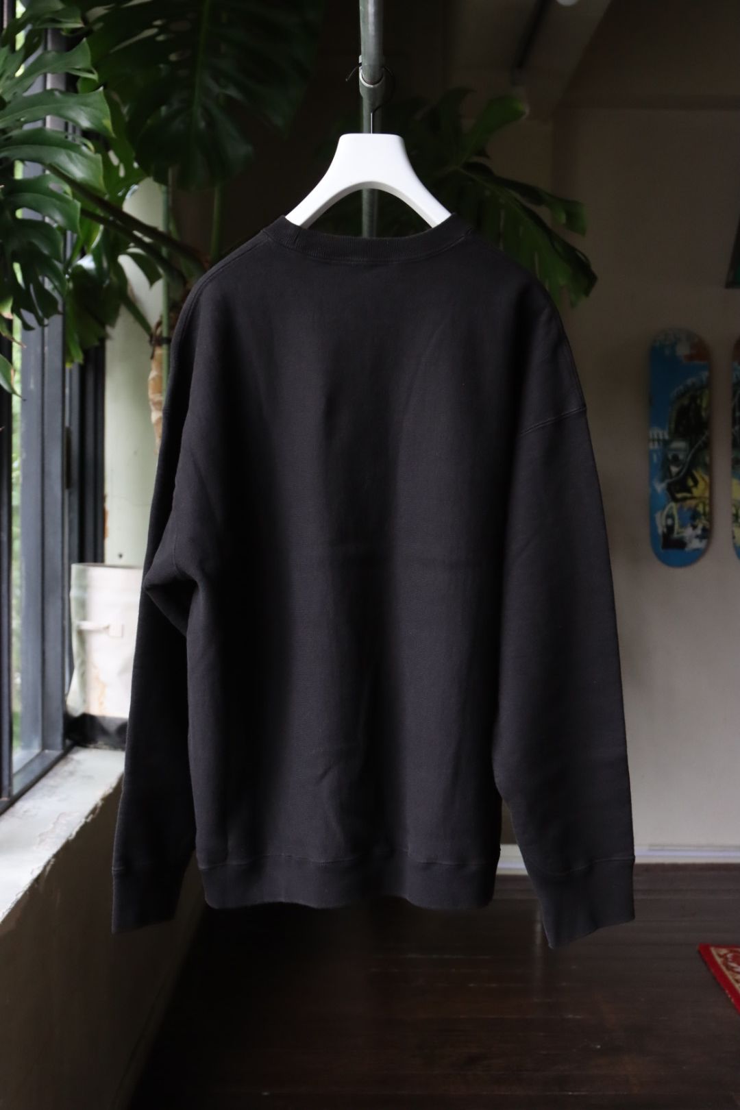 ATON - エイトン23AW GARMENT DYED URAKE OVERSIZED PULLOVER