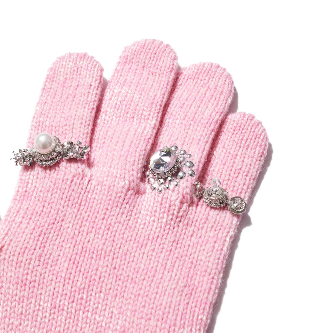 doublet 25AW LONG KNIT GLOVES WITH RINGS (25AW87GV04) PINK★9月13日(土)発売！