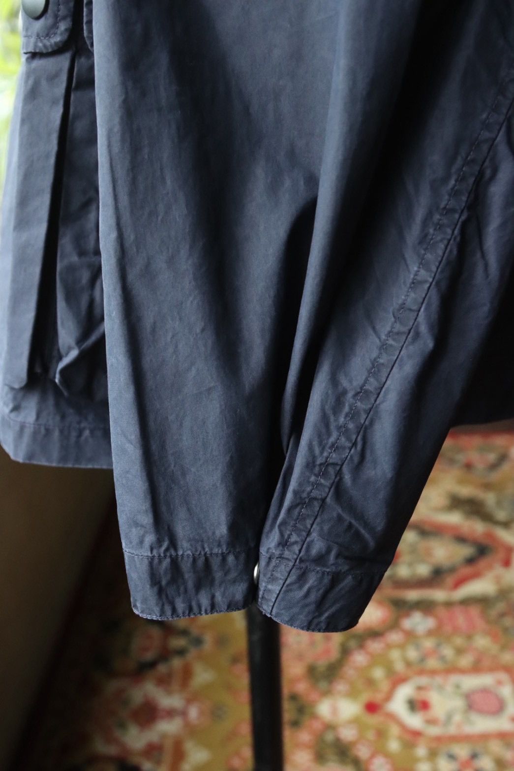 フレッシュサービス WAXED POPLIN FISHING JACKET (FSC253-20117)NAVY