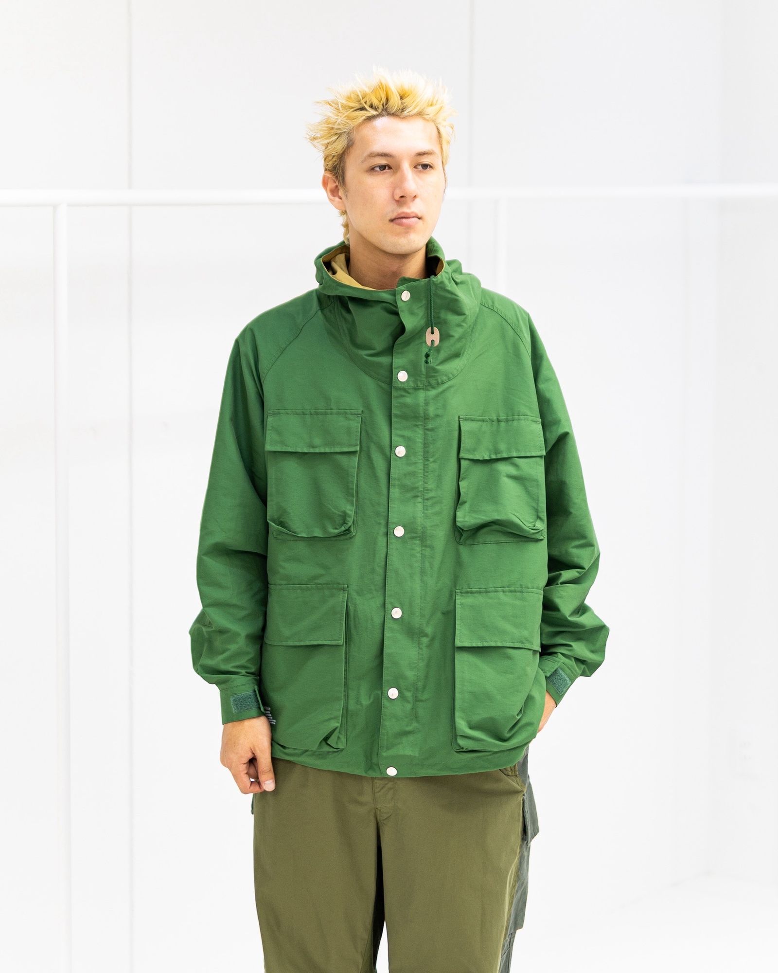 フレッシュサービス N/C GROSGRAIN MOUNTAIN PARKA (FSC253-20171)GREEN