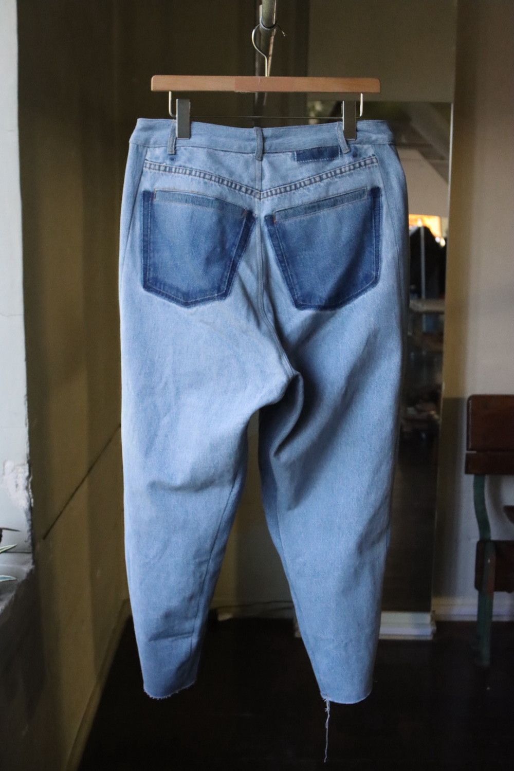 SEEALL - シーオール22AW RECONSTRUTED SUPER BUGGY SLACKS DENIM(SAU21 DE602)NORMAL  SIZE：2-B | mark