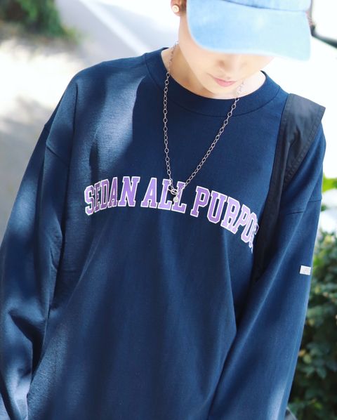 SEDAN ALL-PURPOSE 新作Arch Logo L/S Tee style.2023.7.28