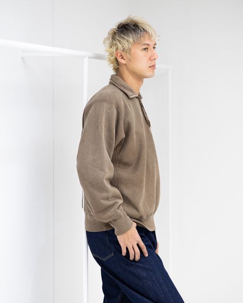 A.PRESSE 2026 STYLE1 Vintage Half Zip Sweatshirt (BROWN) 12月27日(土)新作発売！