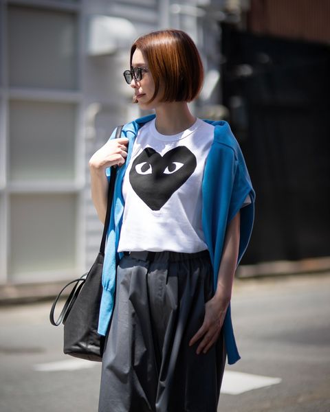 PLAY COMME des GARCONS  BLACK HEART Tシャツ style.2024.06.18