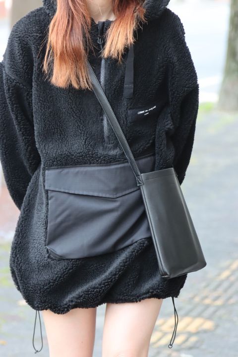 COMME des GARCONS HOMME 22AW 新作ボアフリースハーフジップパーカstyle.2022.10.3