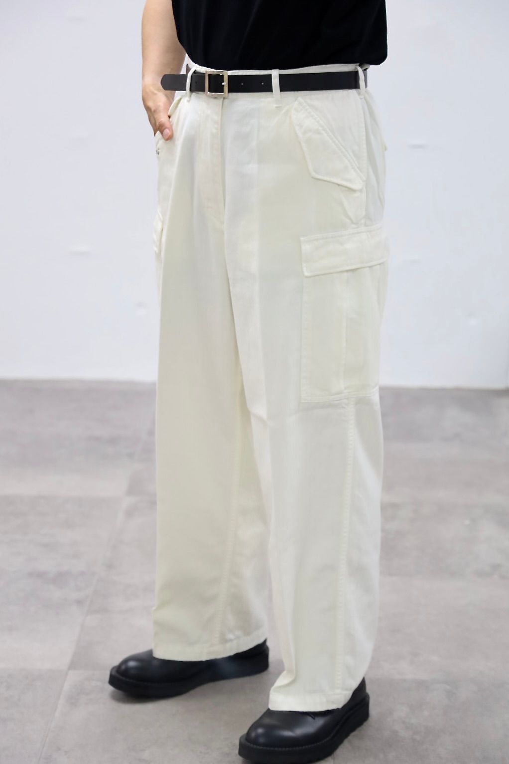 A.PRESSE 2026 STYLE2 Vintage US Army M-51 Field Pants"WHITE"スタイル