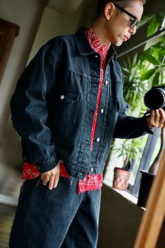 アプレッセ 2025 STYLE2  2nd Type Black Denim Jacket(25AAP-01-40)BLACK☆9月13日(土)発売！