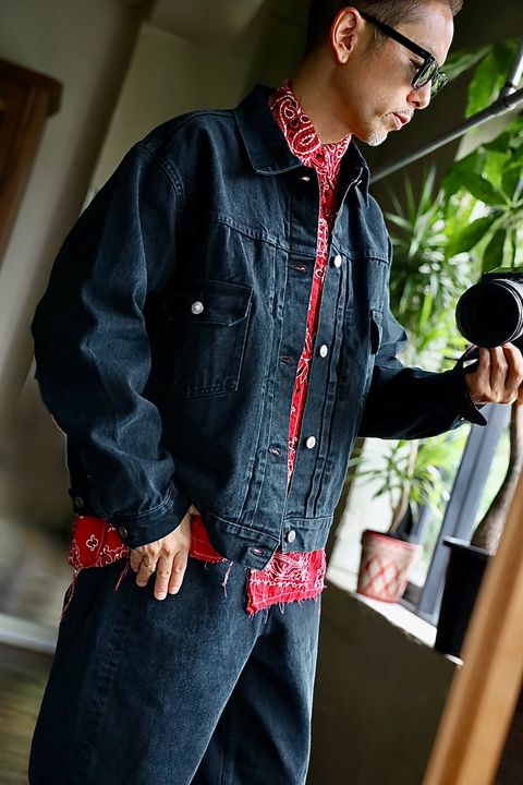 アプレッセ 2025 STYLE2  2nd Type Black Denim Jacket(25AAP-01-40)BLACK☆9月13日(土)発売！