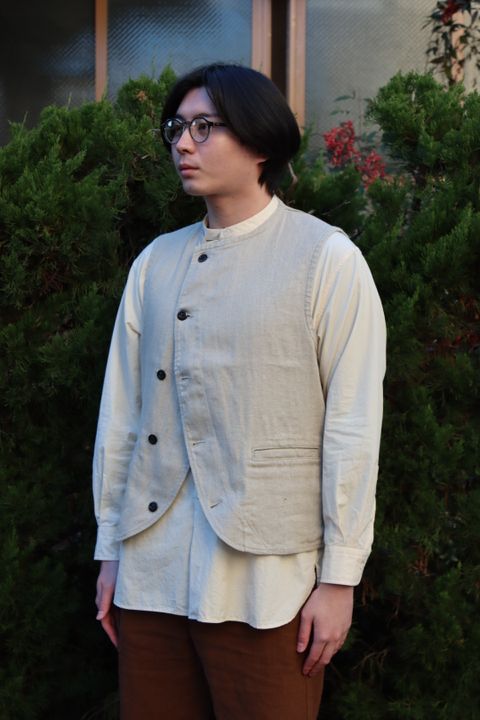 Ets.MATERIAUX M38 Motor cycle coat"BROWN"style.