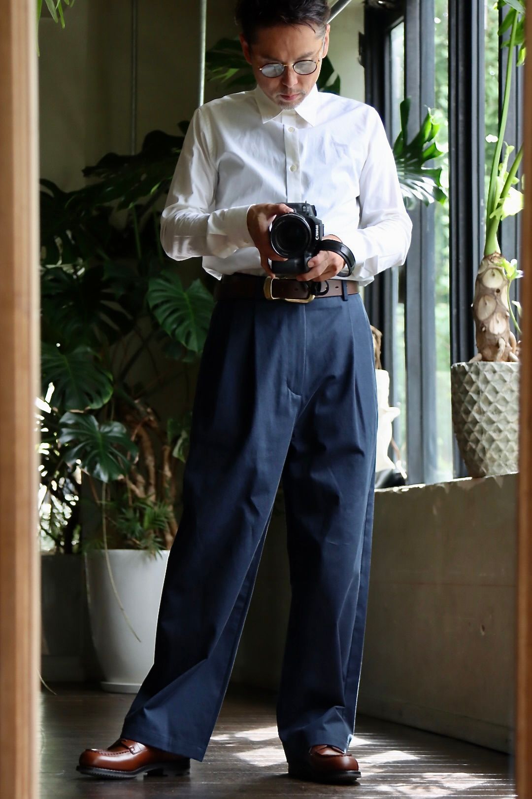 アプレッセ23SSチノ Chino Trousers (23SAP-04-15H)NAVY☆2月25日(土)発売！ - 1(S)