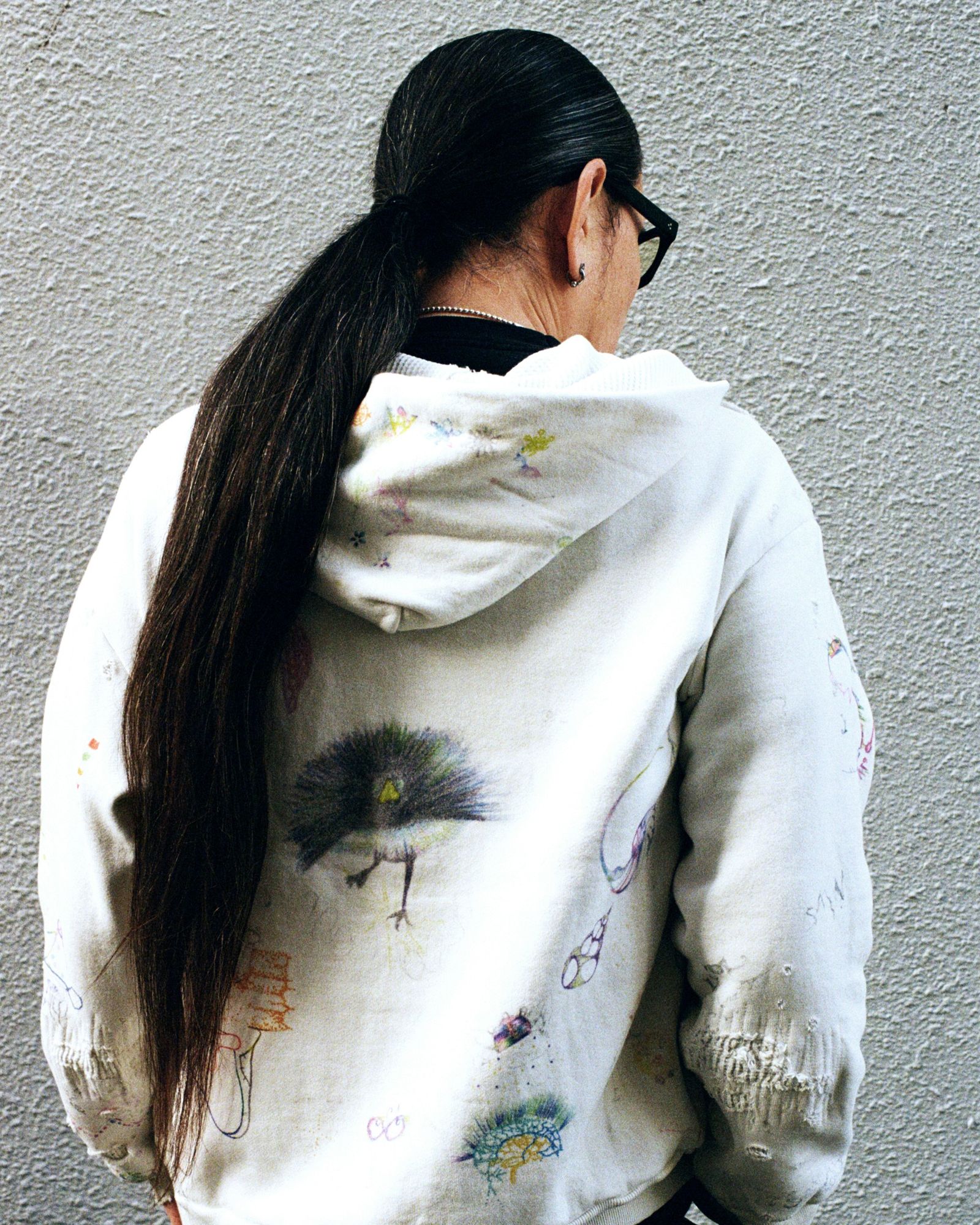 セントマイケル 26SS COCO_DOUBLE FACE HOODIE (SM-MK8-0000-C17)WHITE☆2月21日(土)10:00発売！