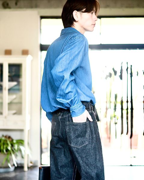 A.PRESSE アプレッセ 2023 Style2 Black Washed Denim Pantsスタイル