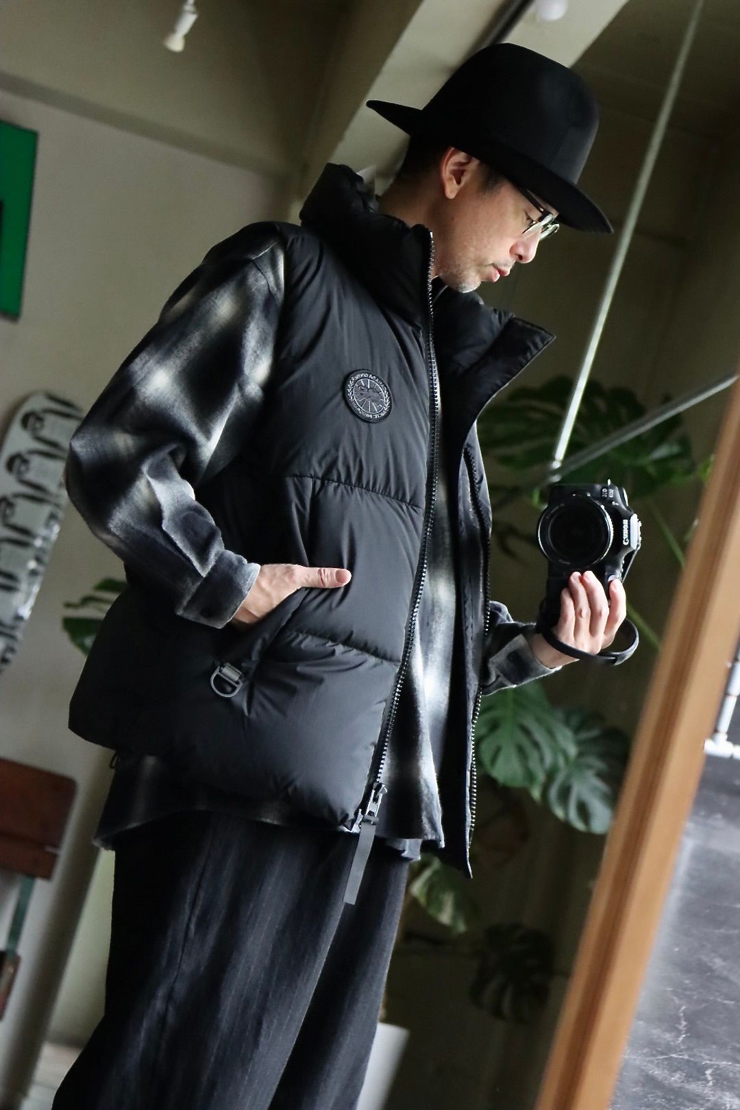 CANADA GOOSE カナダグース22AW EVERETT VEST BLACK LABELスタイル